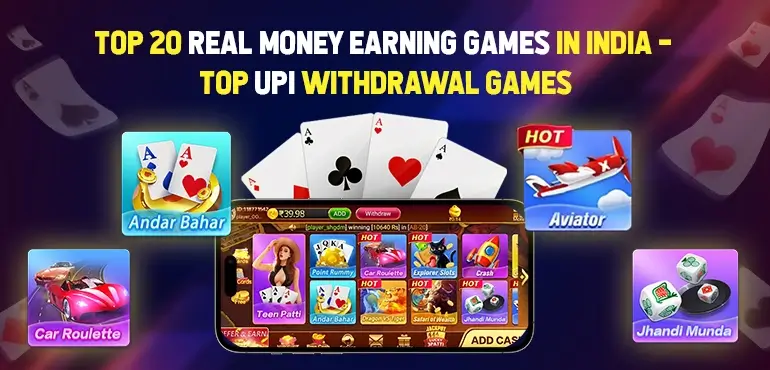 Teen Patti Master App-Top 20 Real Money Earning Games in India - Top UPI Withdrawal Games